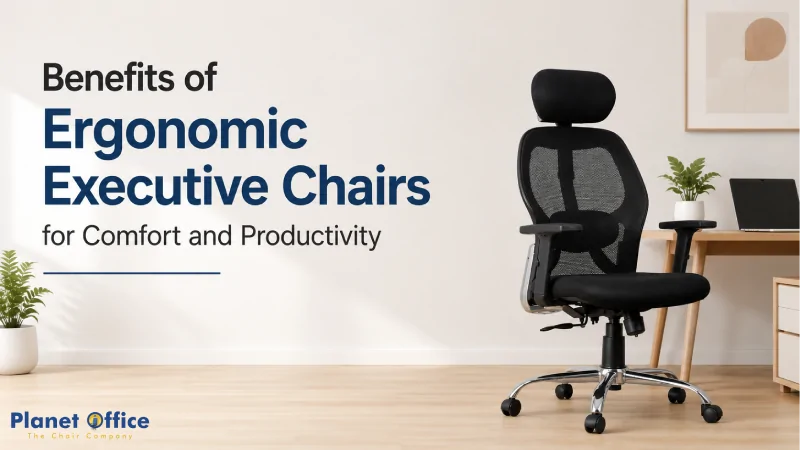 Benefits of Ergonomic Executive Chairs for Comfort and Productivity