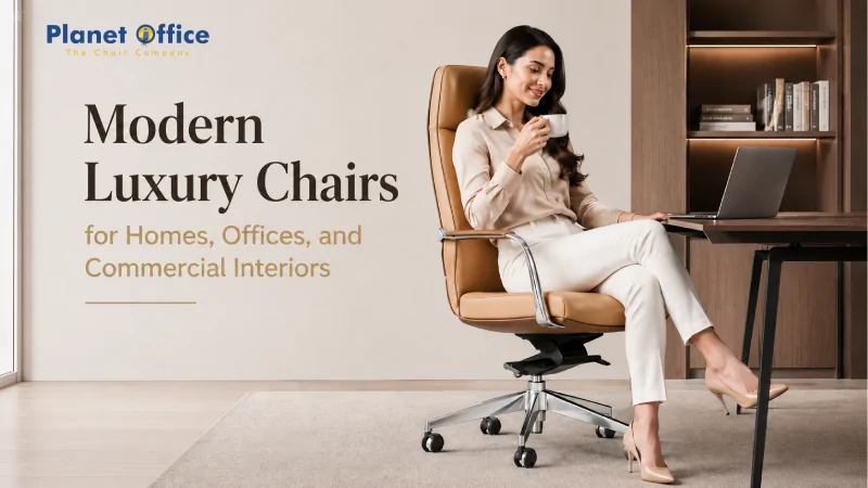 Modern Luxury Chairs for Homes, Offices, and Commercial Interiors